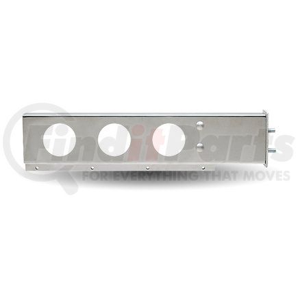 TRUX TU-9258 Mud Flap Hanger, with Flat Top, 6 x 4" Light Holes, 2 1/2" Bolt Spacing, 33"