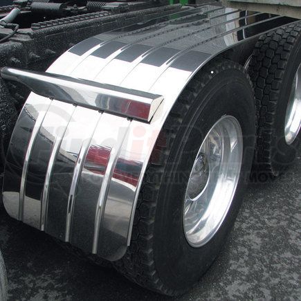 TRUX TFEN-H34 Fender, Half, 66" Ribbed, Beaded Edge (31"-35"), 16 Ga.