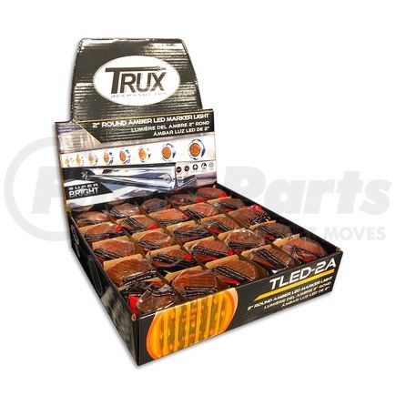 TRUX TRX-223 Retail Display Box, with 50 x TLED-2A