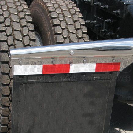 TRUX TU-9249 Reflector Strip, Straight, Aluminum, with 3M Reflector