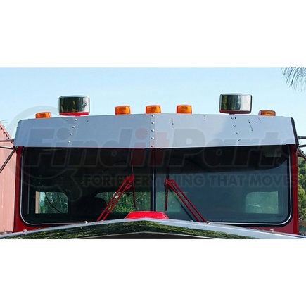 TRUX TSUN-K19 Sunvisor, 13", Flat Glass, for 2006- Kenworth W900