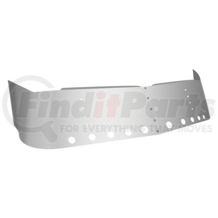TRUX TSUN-F22 Sunvisor, 16", Mid Roof, with 10 x 2" Light Holes, for 2004- Freightliner Columbia/Century Class
