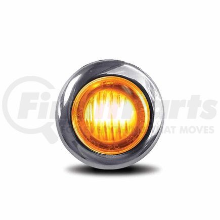 TRUX TLED-BX3APINK Mini Button, Dual Revolution, Amber/Pink LED