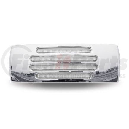 TRUX TLED-FTCR Trailer Light, LED, 2" x 6", Flatline, Clear, Red (22 Diodes)