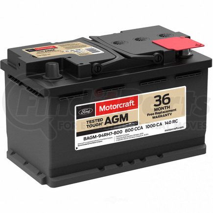 Motorcraft BAGM94RH7-800 CCA800 RC140 Battery