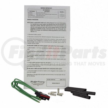 Motorcraft WPT-973 WIRE ASY