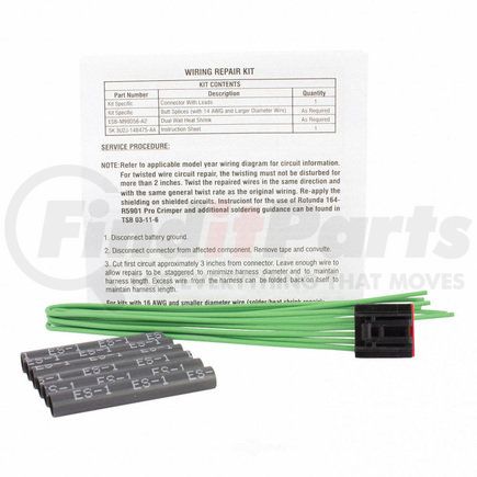 Motorcraft WPT-1249 WIRE ASY