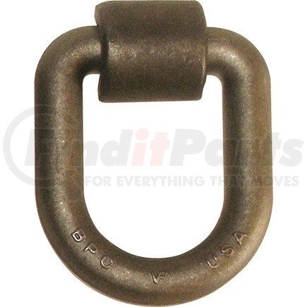 Ancra 49899-11 Tie Down D-Ring - 1 in., Forged Steel, Bent, with Weld-On ClipHeavy-Duty