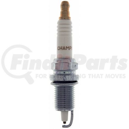 Champion 7953 Double Platinum™ Spark Plug - 0.625" Hex, 0.551" Thread Diameter, Flat Seat