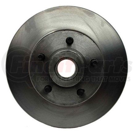 ACDelco 18A15A Disc Brake Rotor and Hub Assembly - 5 Lug Holes, Non-Coated, Plain