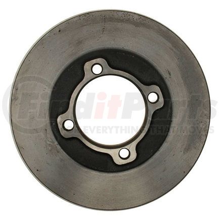 ACDelco 18A265A Disc Brake Rotor - 4 Lug Holes, Cast Iron, Non-Coated, Plain Solid, Front