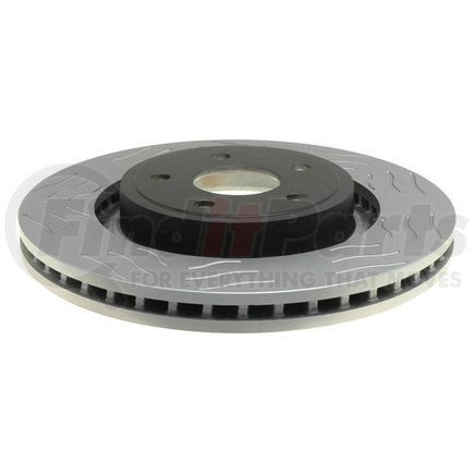 ACDelco 18A2443SD Disc Brake Rotor - 5 Lug Holes, Cast Iron Slotted, Turned, Vented, Front