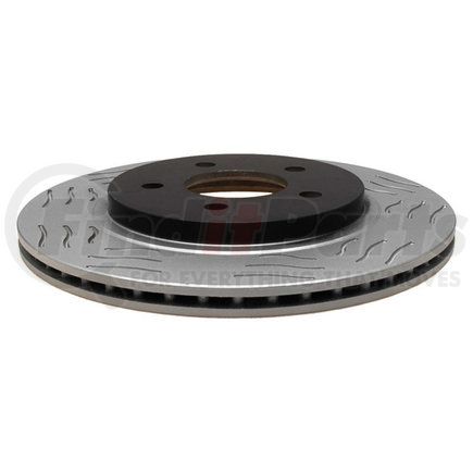ACDelco 18A2326SD Disc Brake Rotor - 5 Lug Holes, Cast Iron Slotted, Turned, Vented, Rear