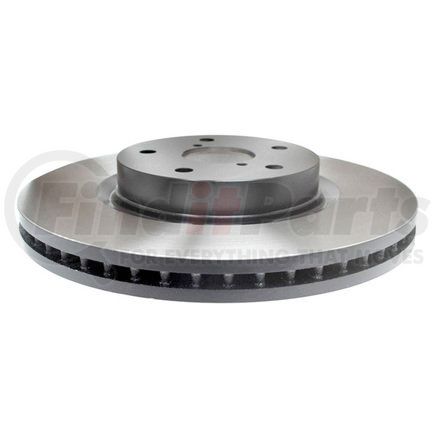 ACDelco 18A2350 Disc Brake Rotor - 5 Lug Holes, Cast Iron, Plain, Turned Ground, Vented, Front