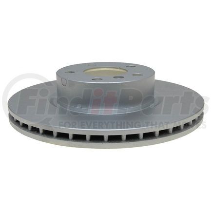 ACDelco 18A2837 Disc Brake Rotor - 5 Lug Holes, Cast Iron, Plain Turned, Vented, Front