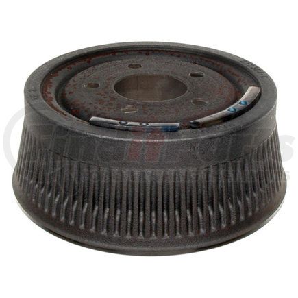 ACDelco 18B203 Brake Drum - Rear, Turned, Cast Iron, Regular, Finned Cooling Fins