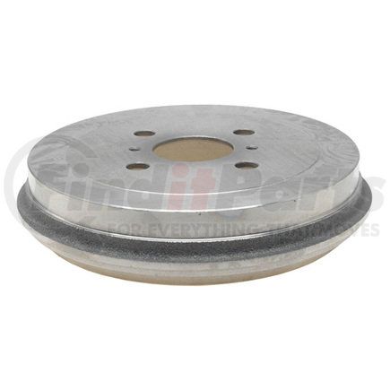 ACDelco 18B445 Brake Drum - Rear, Turned, Cast Iron, Regular, Plain Cooling Fins