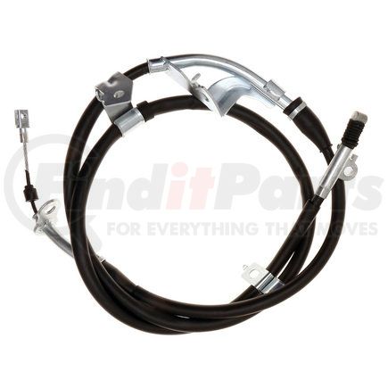 ACDelco 18P96960 Parking Brake Cable - Rear, Horizontal Barrel End 1, Clevis End 2, Black Jacket