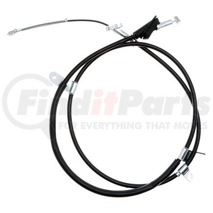 ACDelco 18P96999 Parking Brake Cable - Rear, Horizontal Barrel End 1, Hex End 2, With Bracket
