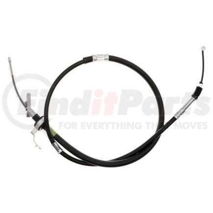 ACDelco 18P97120 Parking Brake Cable - Rear, 56.10", Barrel End 1, Swaged End 2, Stainless Steel
