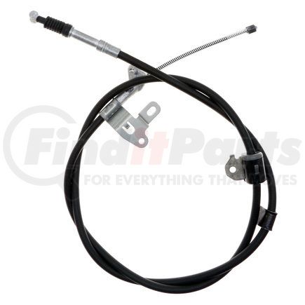 ACDelco 18P97122 Parking Brake Cable - Rear, 64.30", Barrel End 1, Swaged End 2, Stainless Steel