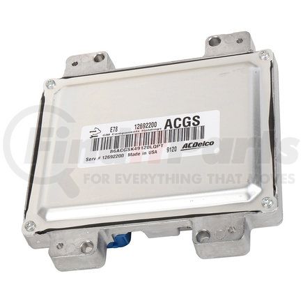 ACDelco 12692200 MODULE ASM-ENG CONT (W/ 2ND MPU)E78 SERVICE ECM 2BYTE