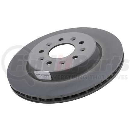 ACDelco 13526552 Disc Brake Rotor - Rear, 12.4 in. OD, 5 Bolt Holes, Vented, Slotted