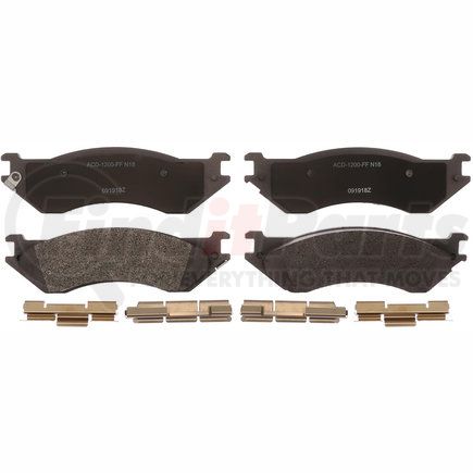 ACDelco 14D702AMH PAD SET,RR DISC