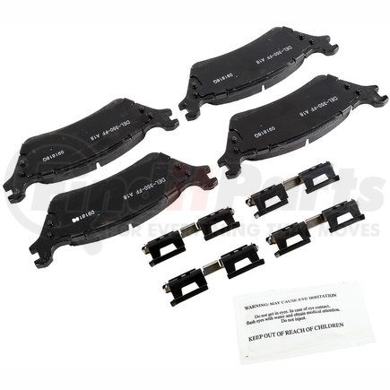 ACDelco 17D1602CHF1 PAD SET,RR DISC BRK