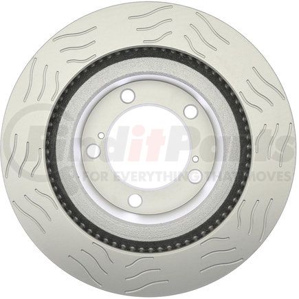 ACDelco 18A2548SD Disc Brake Rotor - 5 Lug Holes, Cast Iron Slotted, Vented, Front