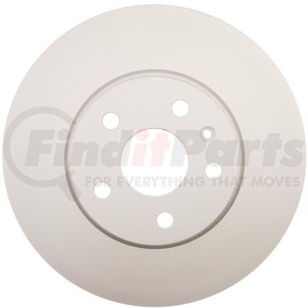 ACDelco 18A82455AC Disc Brake Rotor - 5 Lug Holes, Cast Iron, Coated, Plain Vented, Front
