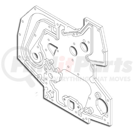 Navistar 1826335C92 Front Cover Assembly, Rear Half