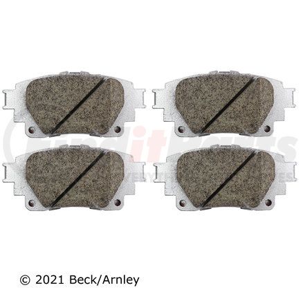 Beck Arnley 085-2109 PREMIUM APPLICATION SPECIFIC MATERIAL BRAKE PADS