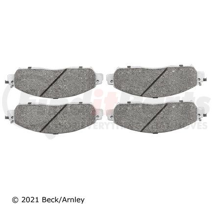 Beck Arnley 085-2117 PREMIUM APPLICATION SPECIFIC MATERIAL BRAKE PADS