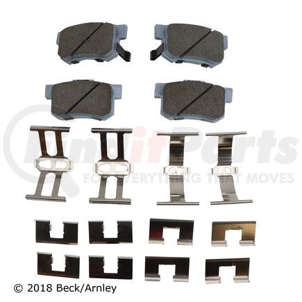 Beck Arnley 085-6339 PREMIUM ASM PADS W / HARDWARE