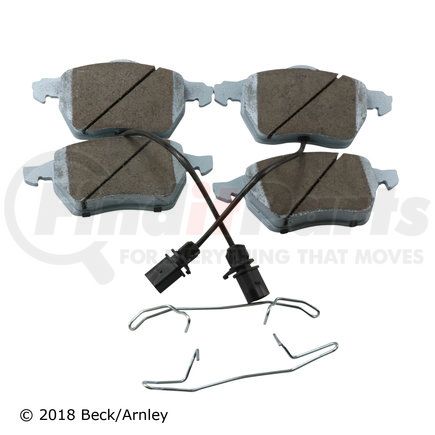 Beck Arnley 085-6608 PREMIUM ASM PADS W / HARDWARE