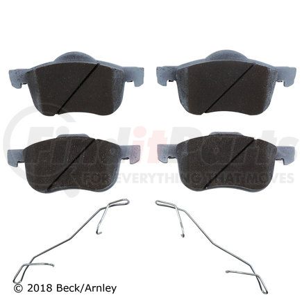Beck Arnley 085-6615 PREMIUM ASM PADS W / HARDWARE