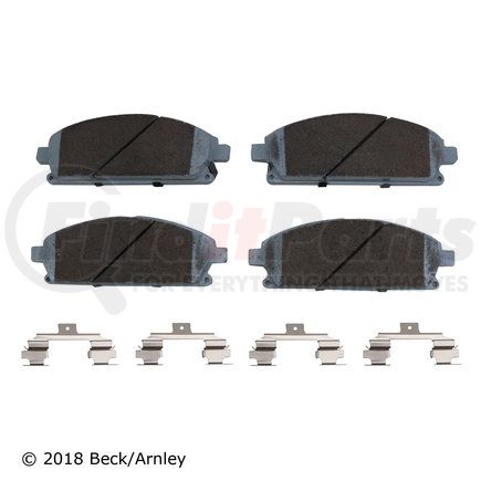 Beck Arnley 085-6546 PREMIUM ASM PADS W / HARDWARE