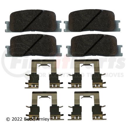 Beck Arnley 085-6659 PREMIUM ASM PADS W / HARDWARE