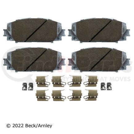 Beck Arnley 085-6744 PREMIUM ASM PADS W / HARDWARE
