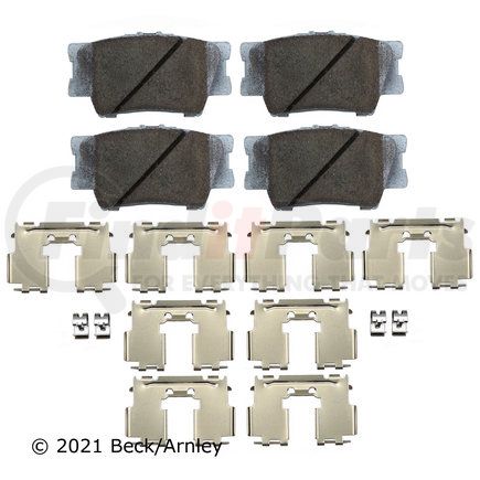 Beck Arnley 085-6756 PREMIUM ASM PADS W / HARDWARE