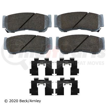 Beck Arnley 085-6797 PREMIUM ASM PADS W / HARDWARE