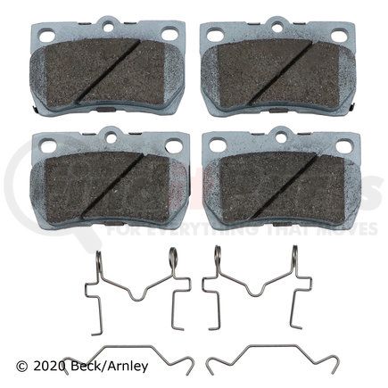 Beck Arnley 085-6807 PREMIUM ASM PADS W / HARDWARE