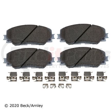 Beck Arnley 085-6786 PREMIUM ASM PADS W / HARDWARE