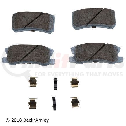 Beck Arnley 085-6847 PREMIUM ASM PADS W / HARDWARE