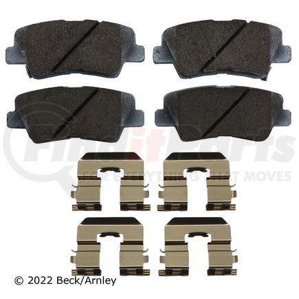 Beck Arnley 085-6829 PREMIUM ASM PADS W / HARDWARE
