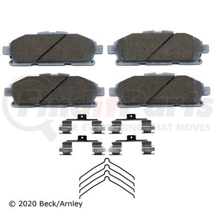 Beck Arnley 085-6967 PREMIUM ASM PADS W / HARDWARE