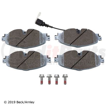 Beck Arnley 085-7028 PREMIUM ASM PADS W / HARDWARE