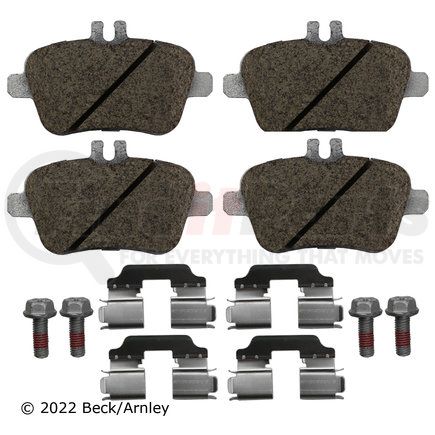 Beck Arnley 085-7033 PREMIUM ASM PADS W / HARDWARE