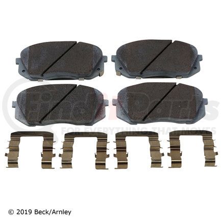Beck Arnley 085-7009 PREMIUM ASM PADS W / HARDWARE